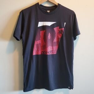 DC Shoes Classic  Black Graphic Short Sleeve Tee